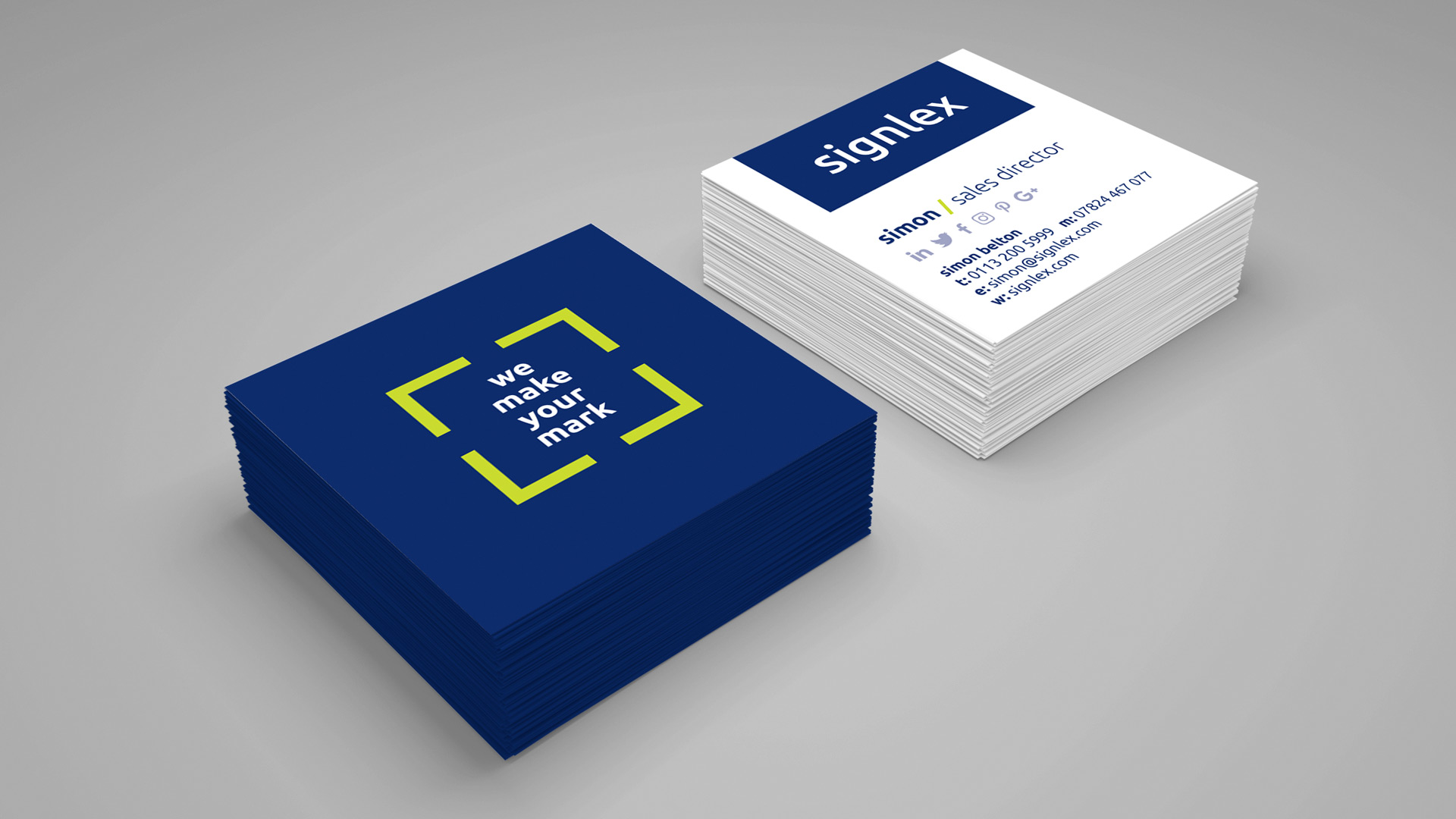 company business cards
