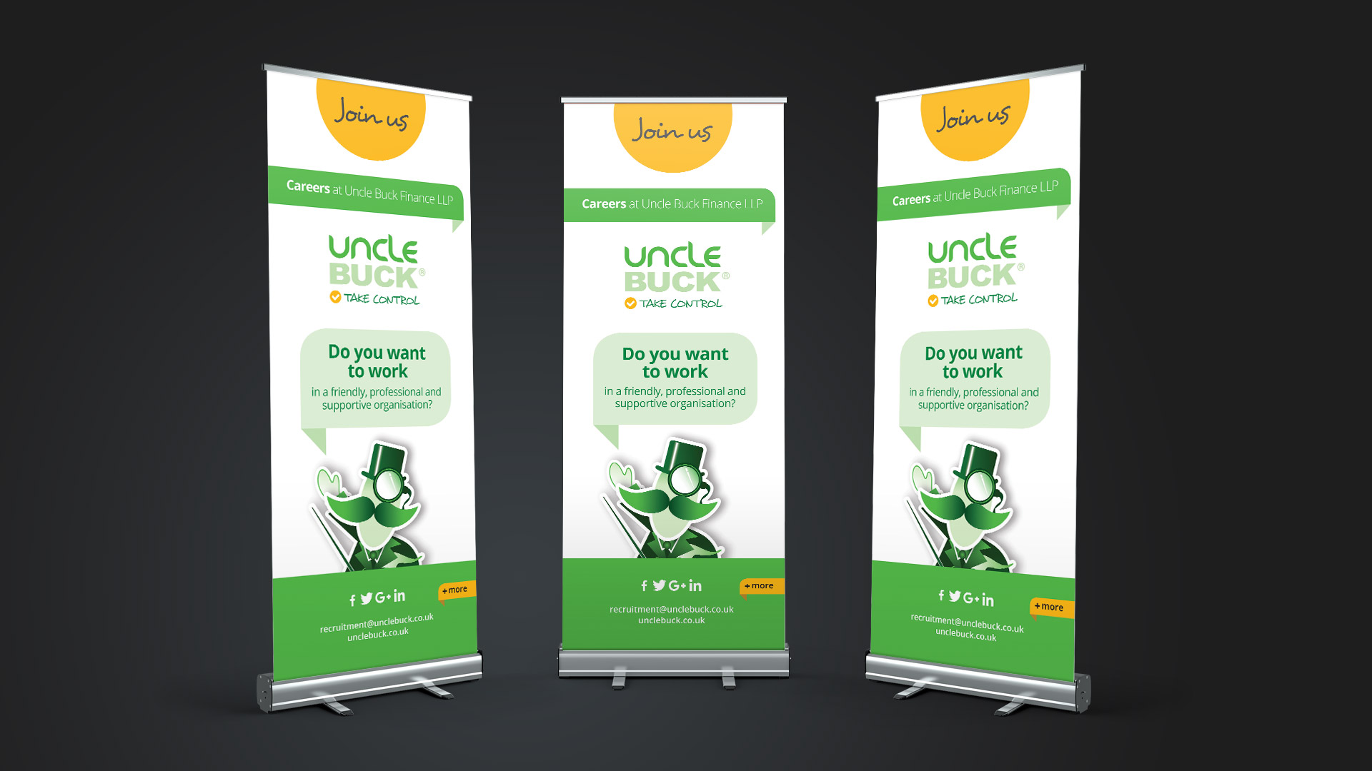 Roll up banner design and print