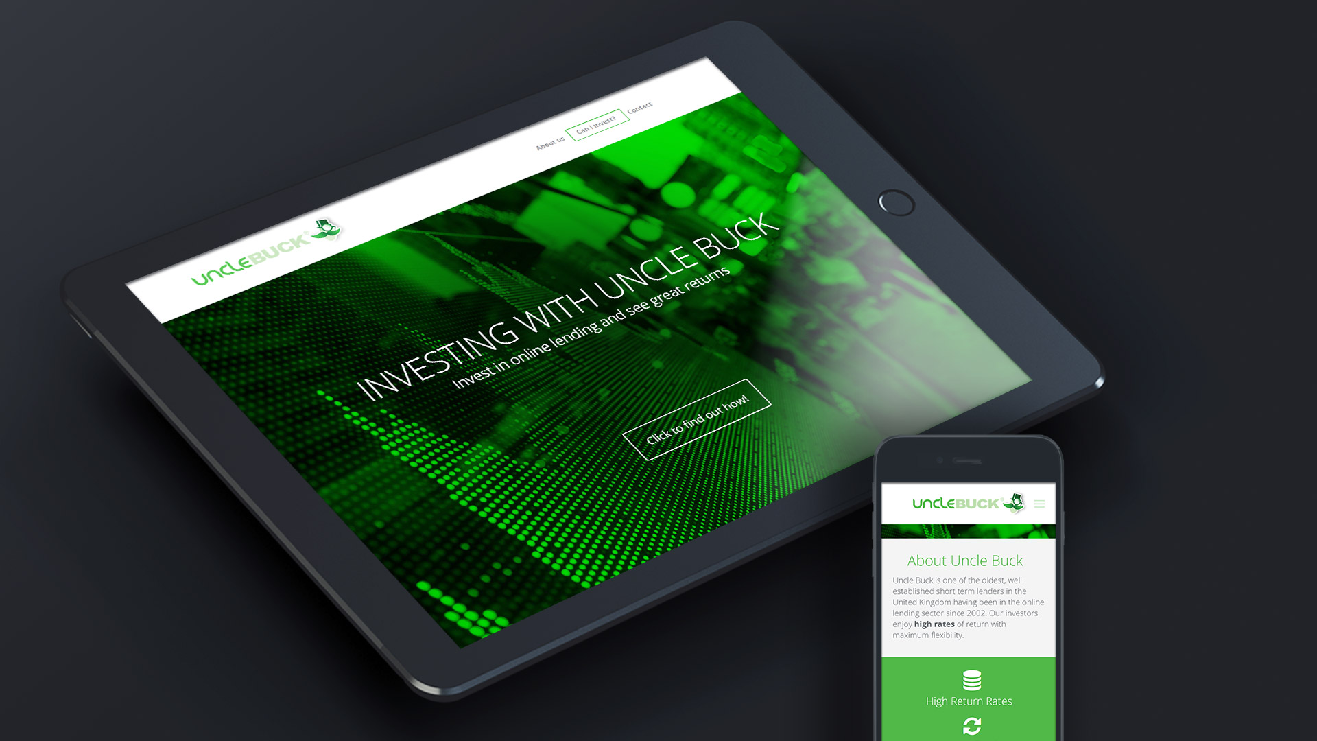 investor web site design